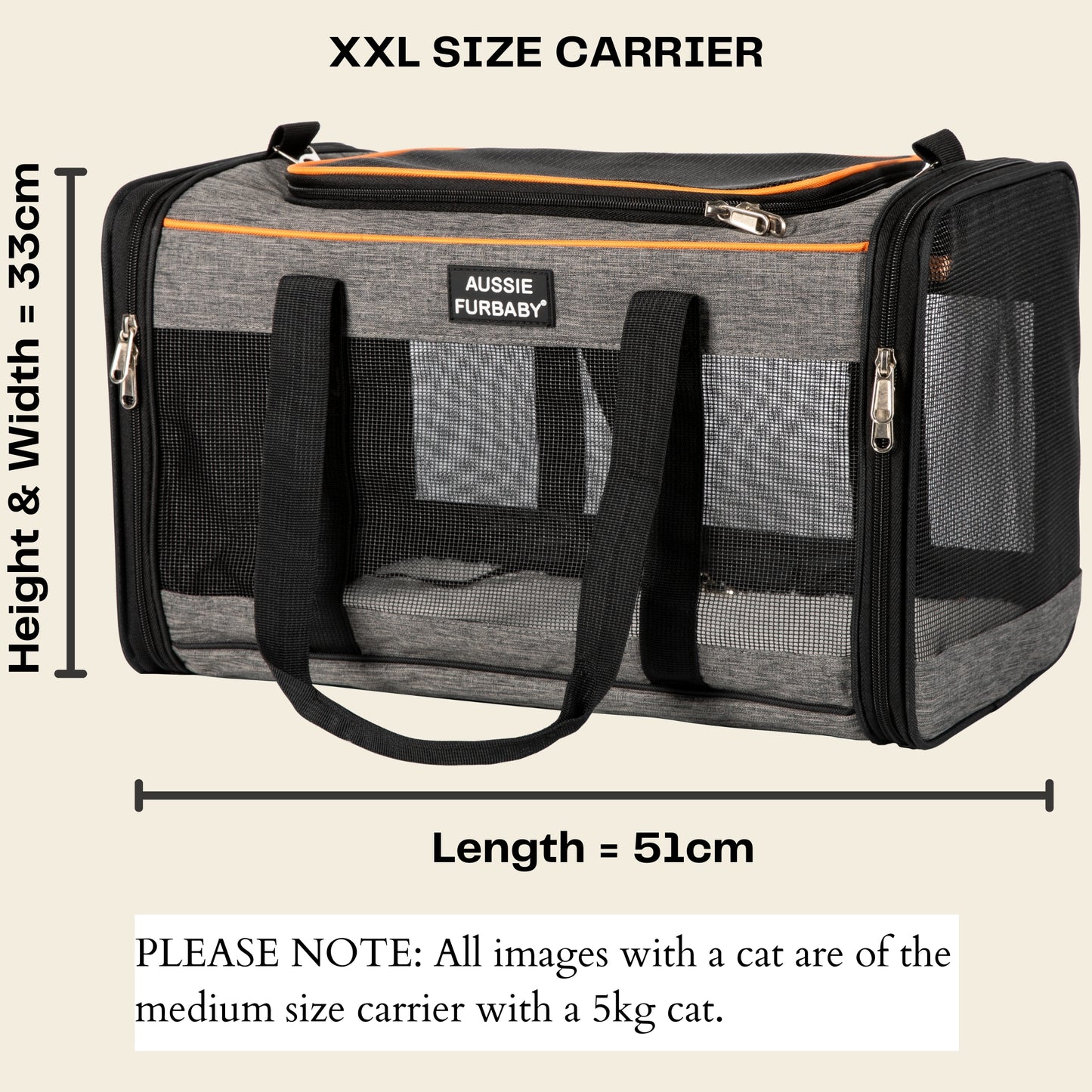 Aussie Furbaby™ Cat Carrier Backpack – Pet Travel Bag