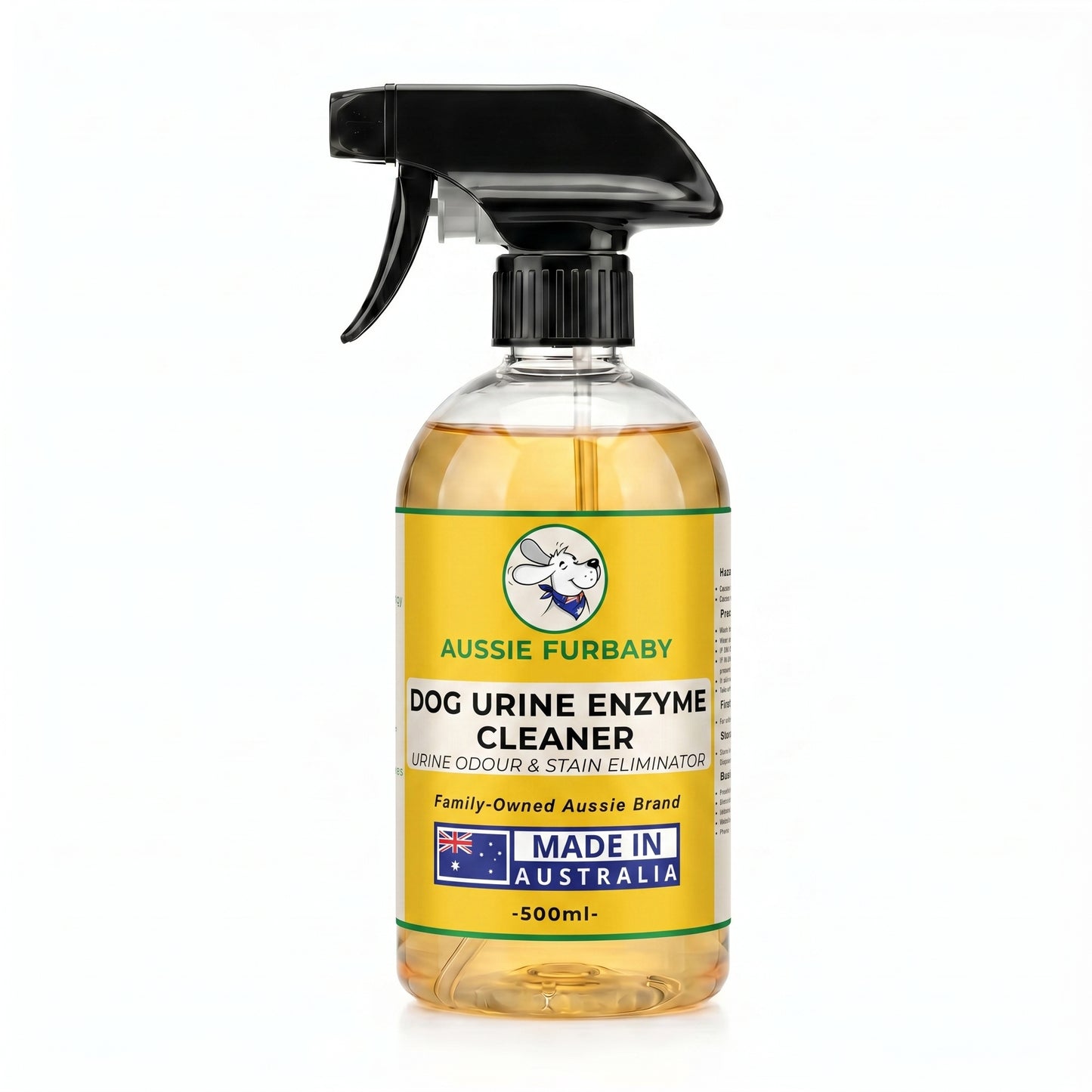 Aussie Furbaby Dog Urine Enzyme Cleaner – Pet Urine Odour Eliminator Spray – Breaks Down the Uric Acid That Draws Dogs Back – Carpet, Rugs, Hardwood & Outdoor Floors – Australian Made