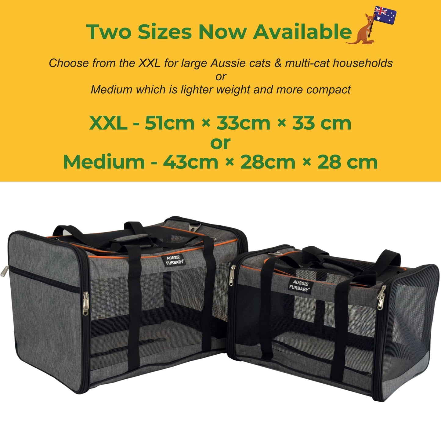 Aussie Furbaby™ Cat Carrier Backpack – Pet Travel Bag