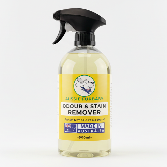 Aussie Furbaby Odour & Stain Remover 500 mL spray bottle – Australian made enzyme cleaner