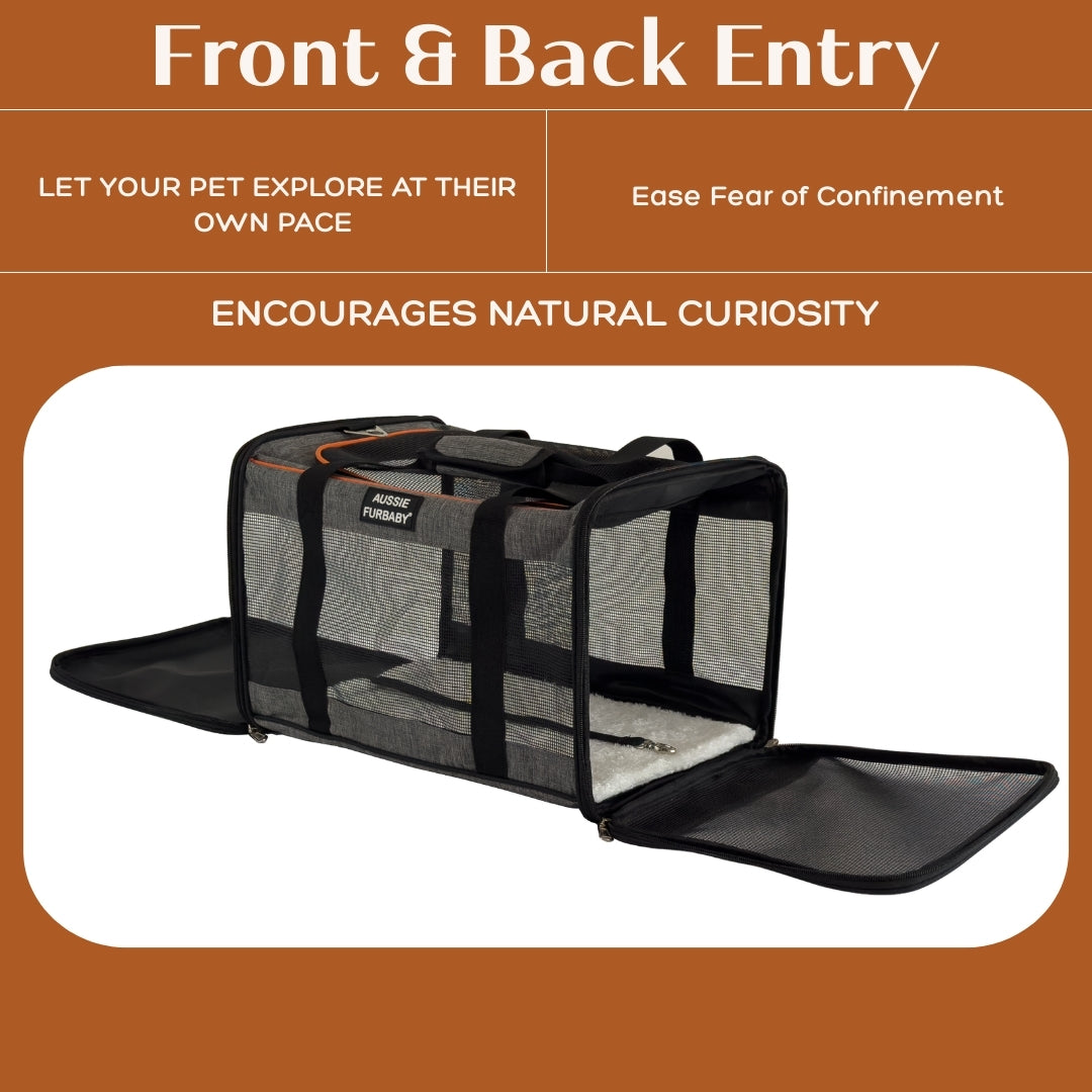 Aussie Furbaby™ Cat Carrier Backpack – Pet Travel Bag