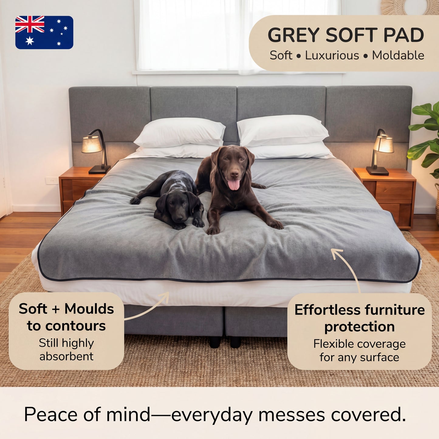 Washable Puppy Pads – Waterproof Dog Blanket | Aussie Furbaby