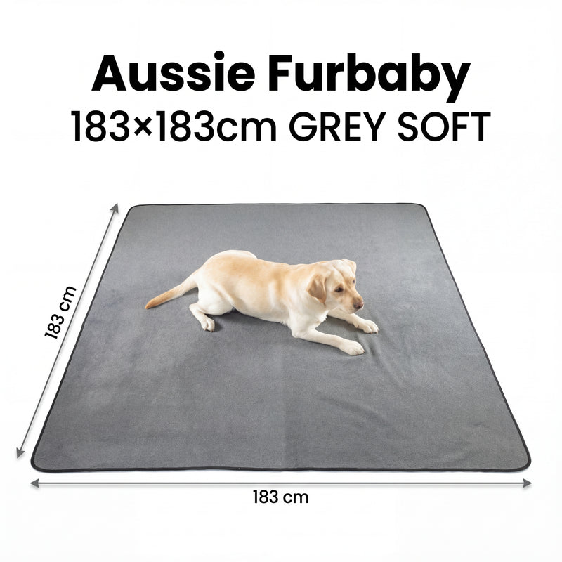 GREY SOFT, 183 × 183 cm, 1 Pack