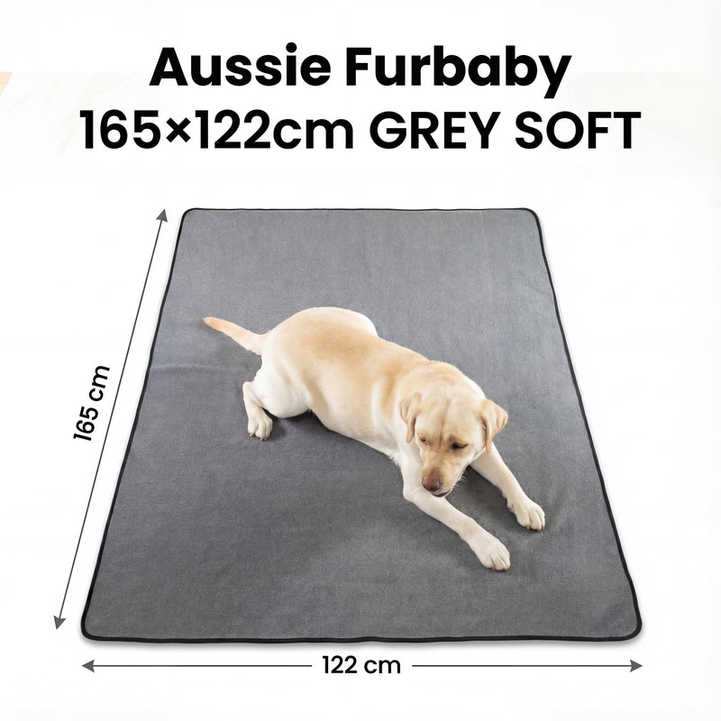 GREY SOFT, 165 × 122 cm, 1 Pack