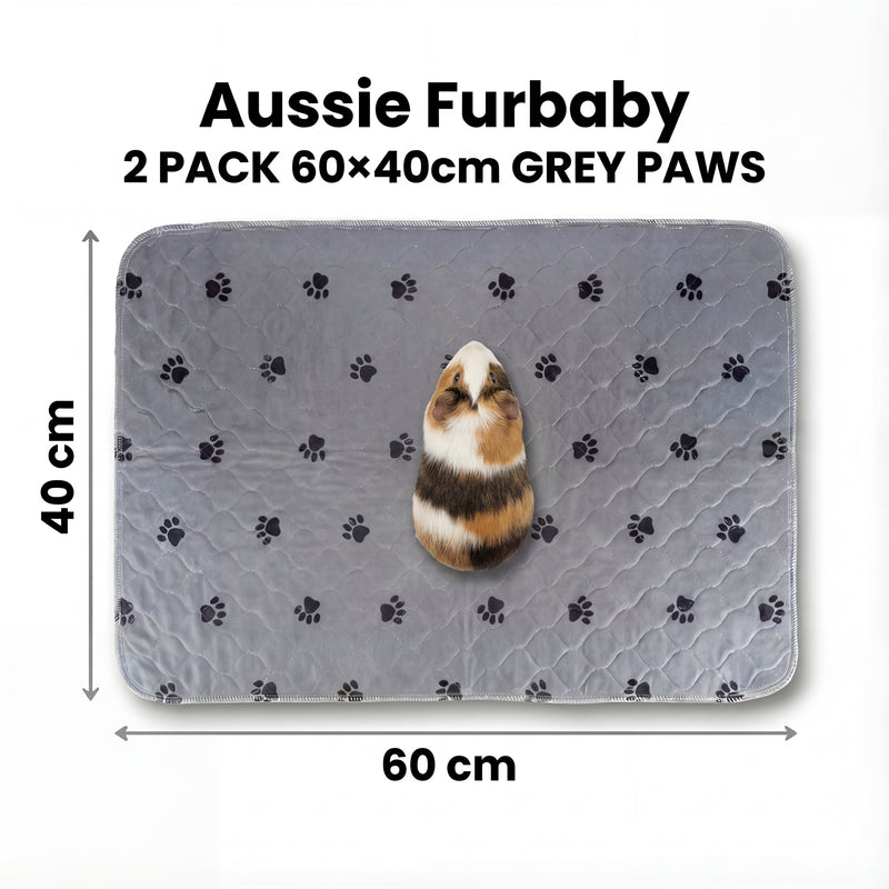 GREY PAWS, 60 × 40 cm, 2 Pack