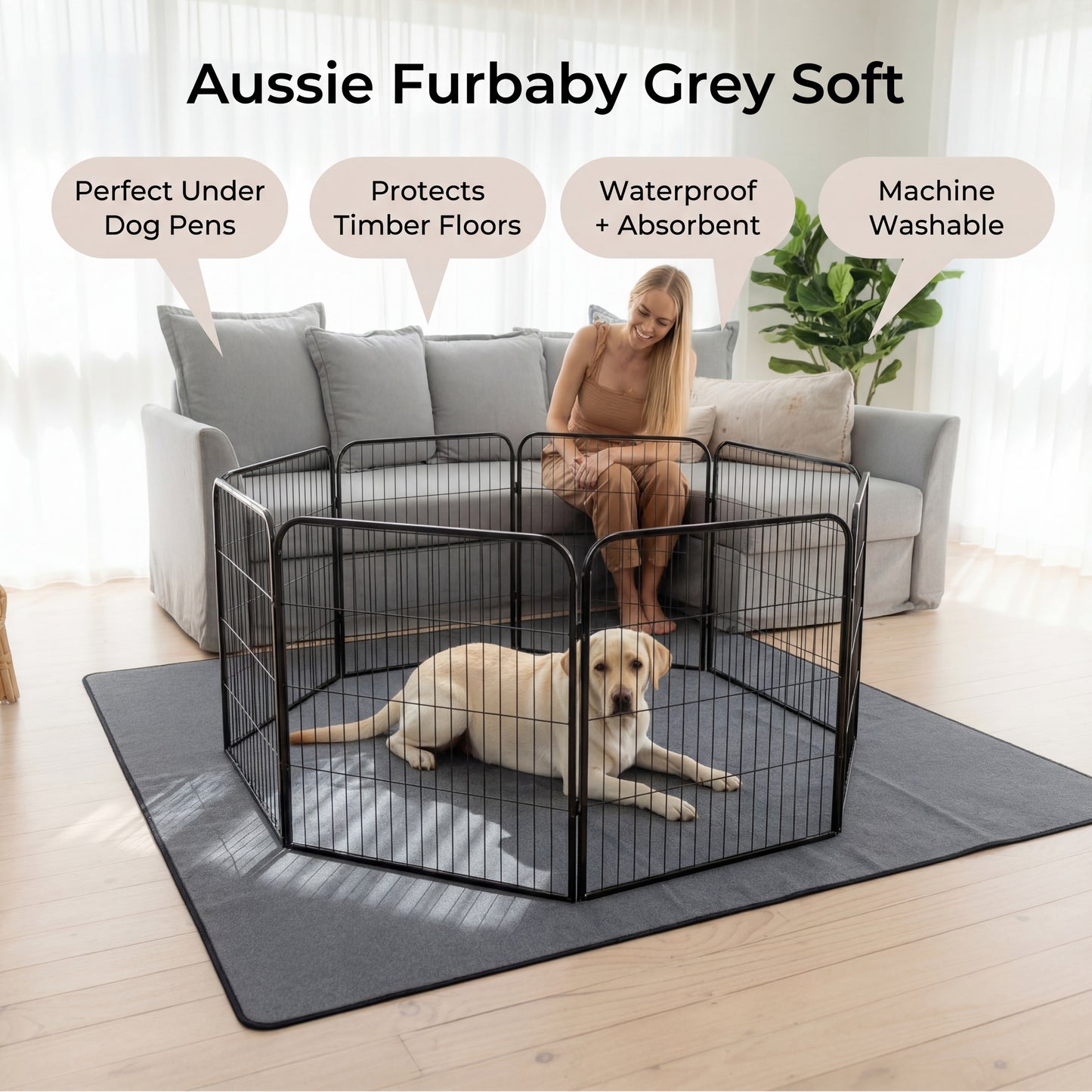 Washable Puppy Pads – Waterproof Dog Blanket | Aussie Furbaby