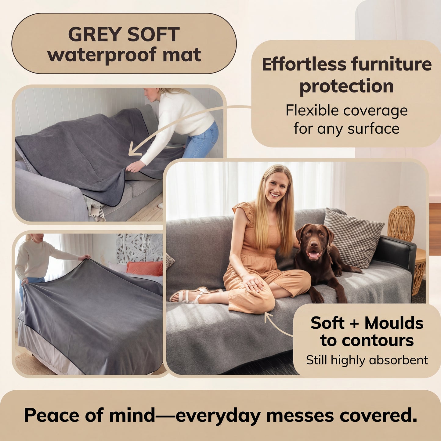 Washable Puppy Pads – Waterproof Dog Blanket | Aussie Furbaby