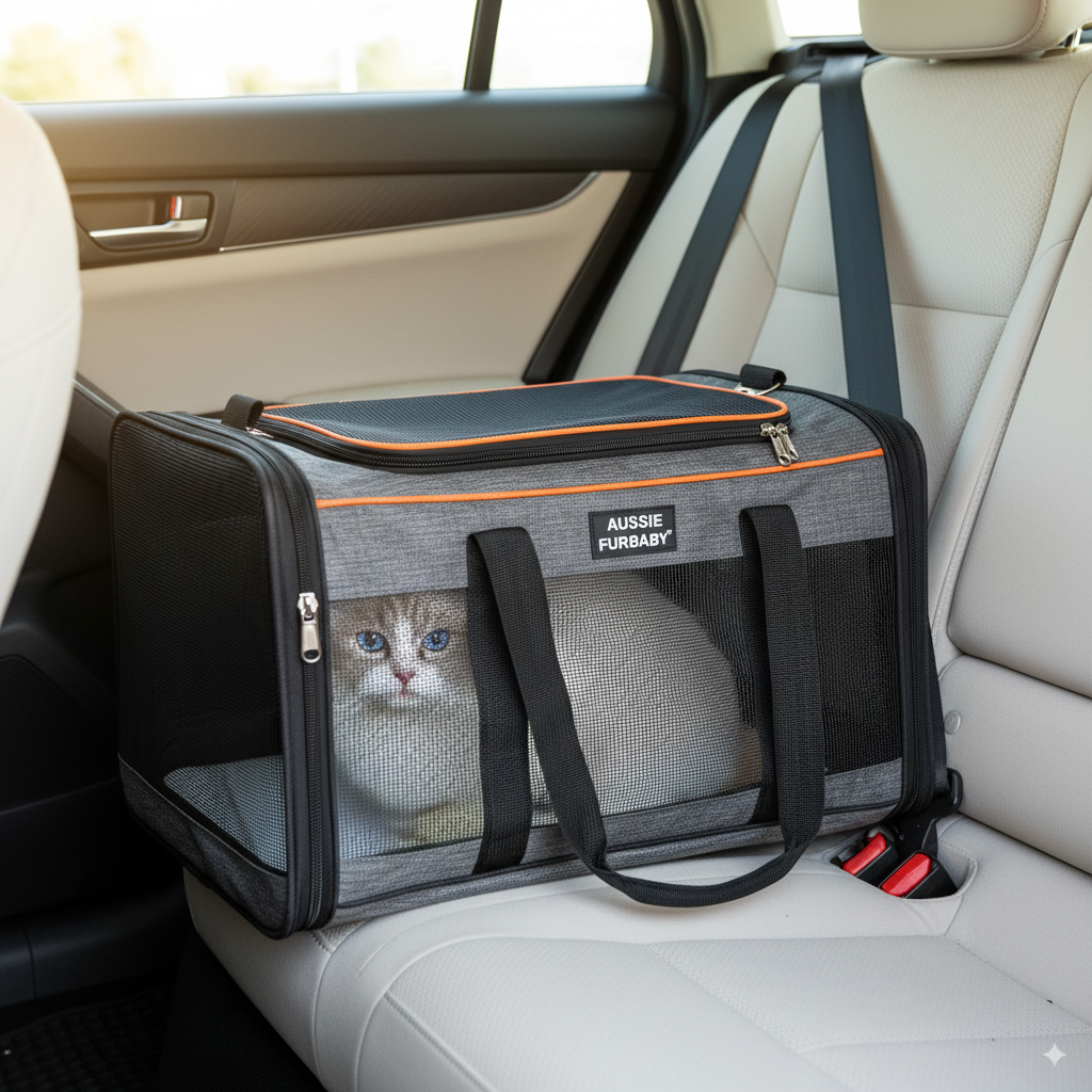 Aussie Furbaby™ Cat Carrier Backpack – Pet Travel Bag