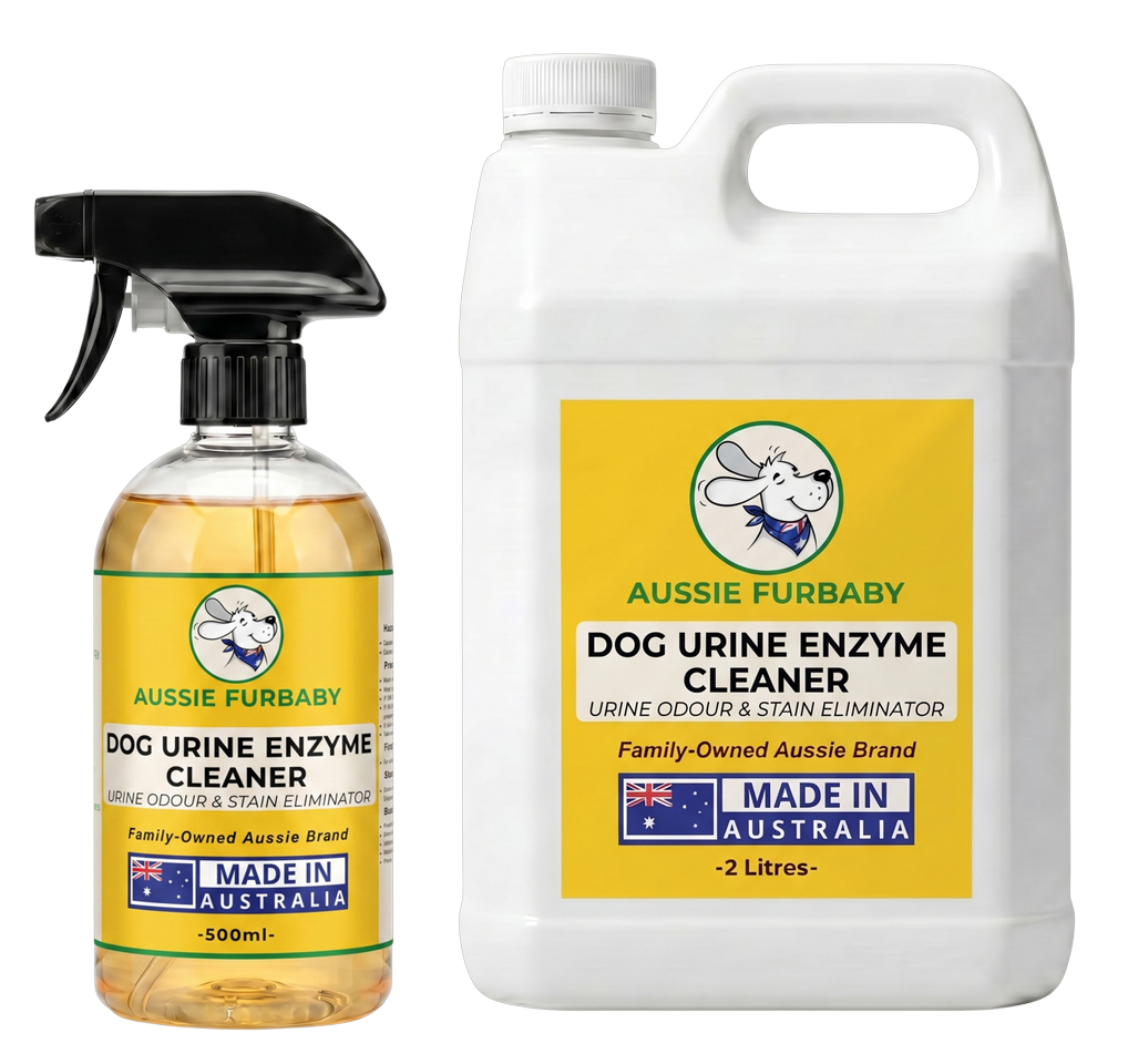 The Wee Kit for Dogs: the real bottles in the box