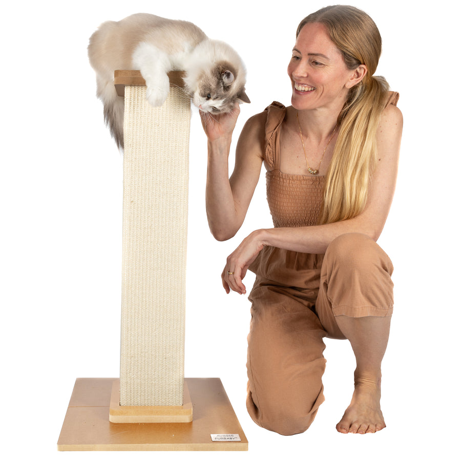 Aussie Furbaby™ 81 cm Vertical Cat Scratching Post – Durable & Balanced