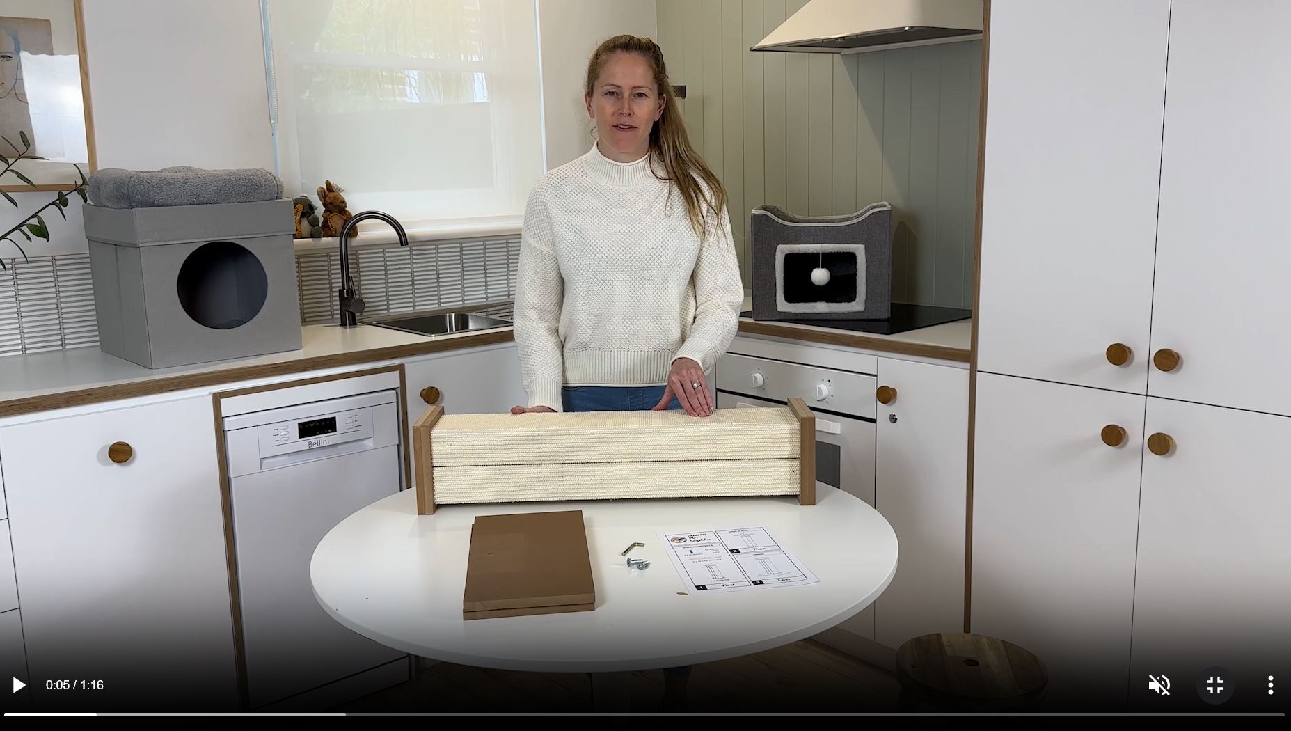 Aussie Furbaby Cat Scratcher assembly instructions